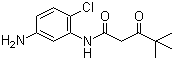 CAS 登录号：59191-99-0, N-(5-氨基-2-氯苯基)-4,4-二甲基-3-氧代戊酰胺, alpha-特戊酰基-2-氯-5-氨基乙酰苯胺