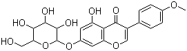 structure of CAS# 5928-26-7, Biochanin A-beta-D-glucoside