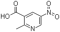 structure of CAS# 59290-81-2, 2-Methyl-5-nitronicotinic acid