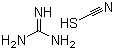 structure of CAS# 593-84-0, Guanidine thiocyanate