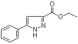 5-苯基-1H-吡唑-3-羧酸乙酯分子结构 (CAS 5932-30-9)