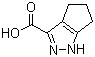 1,4,5,6-四氢环戊并吡唑-3-甲酸分子结构 (CAS 5932-32-1)