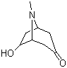 (+/-)-exo-6-Hydroxytropinone molecular structure (CAS 5932-53-6)