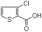 3-氯噻吩-2-羧酸分子结构 (CAS 59337-89-2)
