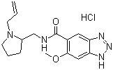 structure of CAS# 59338-87-3, 盐酸阿立必利
