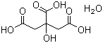structure of CAS# 5949-29-1, Citric acid monohydrate