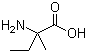 DL-2-氨基-2-甲基丁酸分子结构 (CAS 595-39-1)