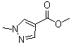 structure of CAS# 5952-93-2, Methyl 1-methyl-1H-pyrazole-4-carboxylate