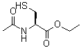 structure of CAS# 59587-09-6, N-Acetyl-L-cysteine ethyl ester