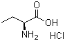 L-2-Aminobutyric acid hydrochloride molecular structure (CAS 5959-29-5)
