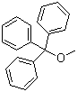 structure of CAS# 596-31-6, Methoxytriphenylmethane