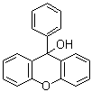 structure of CAS# 596-38-3, 9-Phenyl-9H-xanthen-9-ol