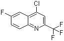 structure of CAS# 59611-55-1, 4-Chloro-6-fluoro-2-(trifluoromethyl)quinoline