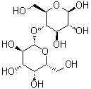 beta-乳糖分子结构 (CAS 5965-66-2)