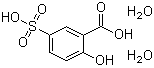 structure of CAS# 5965-83-3, 5-磺基水杨酸