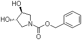 structure of CAS# 596793-30-5, (3S,4S)-N-Cbz-3,4-dihydroxypyrrolidine