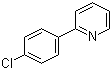 2-(4-Chlorophenyl)pyridine molecular structure (CAS 5969-83-5)