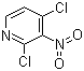 structure of CAS# 5975-12-2, 2,4-Dichloro-3-nitropyridine