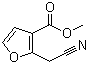 CAS # 59760-33-7, 2-(Cyanomethyl)-3-furancarboxylic acid methyl ester
