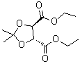 structure of CAS# 59779-75-8, Diethyl (R,R)-O,O-isopropylidenetartrate