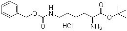 N'-Cbz-L-lysine tert-butyl ester hydrochloride molecular structure (CAS 5978-22-3)