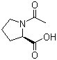 structure of CAS# 59785-68-1, N-Acetyl-D-proline