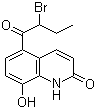 CAS 登录号：59827-93-9, 5-(2-溴-1-氧代丁基)-8-羟基-2(1H)-喹啉酮