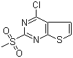 CAS 登录号：598298-11-4, 4-氯-2-(甲磺酰基)噻吩并[2,3-d]嘧啶