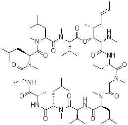 structure of CAS# 59865-16-6, Isocyclosporin A