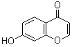structure of CAS# 59887-89-7, 7-Hydroxy-4H-1-benzopyran-4-one