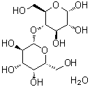 structure of CAS# 5989-81-1, 4-O-beta-D-Galactopyranosyl-alpha-D-glucopyranose monohydrate