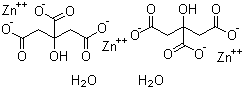 structure of CAS# 5990-32-9, Zinc citrate dihydrate