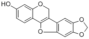 6H-[1,3]Dioxolo[5,6]benzofuro[3,2-c][1]benzopyran-3-ol molecular structure (CAS 59901-98-3)