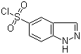 structure of CAS# 599183-35-4, 1H-吲唑-5-磺酰氯