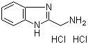 1H-Benzimidazole-2-methanamine dihydrochloride molecular structure (CAS 5993-91-9)