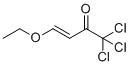 (E)-1,1,1-trichloro-4-ethoxybut-3-en-2-one molecular structure (CAS 59938-07-7)