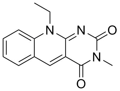 10-Ethyl-3-methylpyrimido[4,5-b]quinoline-2,4-dione molecular structure (CAS 59997-14-7)