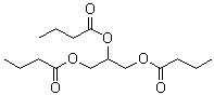 三丁酸甘油酯分子结构 (CAS 60-01-5)