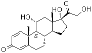 CAS 登录号：600-90-8, (11alpha)-11,17,21-三羟基孕甾-1,4-二烯-3,20-二酮