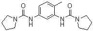 structure of CAS# 60006-11-3, N,N'-(4-Methyl-1,3-phenylene)bis[1-pyrrolidinecarboxamide]