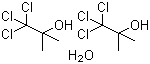 structure of CAS# 6001-64-5, 1,1,1-Trichloro-2-methyl-2-propanol hemihydrate