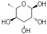 6-脱氧-alpha-L-吡喃甘露糖分子结构 (CAS 6014-42-2)