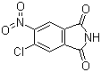 4-氯-5-硝基邻苯二甲酰亚胺分子结构 (CAS 6015-57-2)