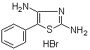 structure of CAS# 6020-54-8, 5-Phenyl-2,4-thiazolediamine hydrobromide