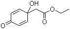 (1-羟基-4-氧代-2,5-环己二烯-1-基)乙酸乙酯分子结构 (CAS 60263-06-1)