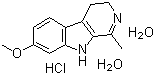 骆驼蓬灵盐酸盐二水合物分子结构 (CAS 6027-98-1)