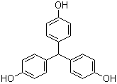 structure of CAS# 603-44-1, 4,4',4''-Trihydroxytriphenylmethane