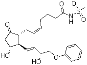 structure of CAS# 60325-46-4, Sulprostone
