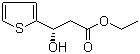 CAS # 603959-54-2, (S)-Ethyl 3-hydroxy-3-(2-thienyl)propanoate, (S)-(-)-3-Hydroxy-3-(2-thiophen)propionic acid ethyl ester