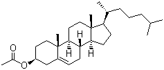 胆固醇醋酸酯分子结构 (CAS 604-35-3)